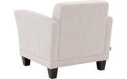 Goossens fauteuil troya wit stof - 8251390-goossens-troya-bank-stof-bruin-02