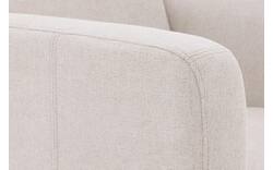 Goossens fauteuil troya wit stof - 8251390-goossens-troya-bank-stof-bruin-01