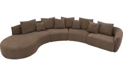 Goossens loungebank fay bruin stof - 8251392-goossens-fay-bank-stof-bruin-01