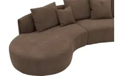 Goossens loungebank fay bruin stof - 8251392-goossens-fay-bank-stof-bruin-01