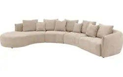 Goossens loungebank fay beige stof - 8251394-goossens-fay-bank-stof-bruin-02