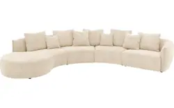 Goossens loungebank fay beige stof - 8251395-goossens-fay-bank-stof-bruin-01