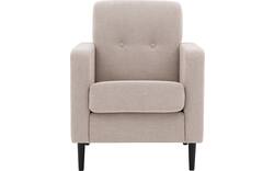 Goossens fauteuil hipp beige stof - 8251505-goossens-hipp-fauteuil-stof-01