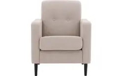Goossens fauteuil hipp beige stof - 8251505-goossens-hipp-fauteuil-stof-01