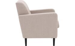 Goossens fauteuil hipp beige stof - 8251505-goossens-hipp-fauteuil-stof-01