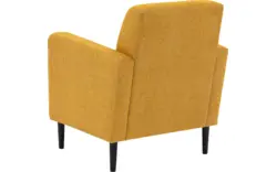 Goossens fauteuil hipp geel stof - 8251506-goossens-hipp-fauteuil-stof-01