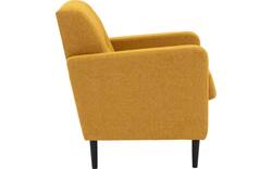 Goossens fauteuil hipp geel stof - 8251506-goossens-hipp-fauteuil-stof-01
