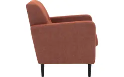 Goossens fauteuil hipp oranje stof - 8251507-goossens-hipp-fauteuil-stof-01