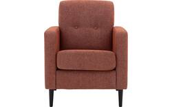 Goossens fauteuil hipp oranje stof - 8251507-goossens-hipp-fauteuil-stof-01
