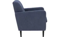 Goossens fauteuil hipp blauw stof - 8251508-goossens-hipp-fauteuil-stof-01