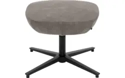 Goossens excellent hocker piemonte grijs leer - 8251509-goossens-excellent-piemonte-hocker-leer-01