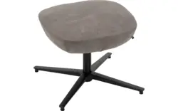 Goossens excellent hocker piemonte grijs leer - 8251509-goossens-excellent-piemonte-hocker-leer-01