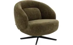 Goossens draaifauteuil saar groen stof - 8251519-goossens-saar-fauteuil-stof-01