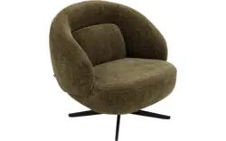 Goossens draaifauteuil saar groen stof - 8251519-goossens-saar-fauteuil-stof-01