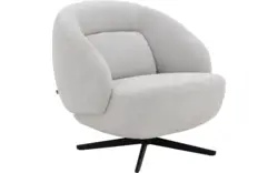 Goossens draaifauteuil saar beige stof - 8251520-goossens-saar-fauteuil-stof-01