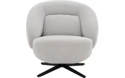 Goossens draaifauteuil saar beige stof - 8251520-goossens-saar-fauteuil-stof-01