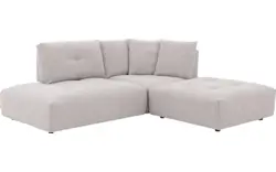 Goossens excellent hoekbank kenz grijs stof - 8251522-goossens-excellent-kenz-bank-stof-grijs-01