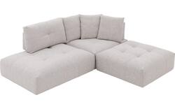 Goossens excellent hoekbank kenz grijs stof - 8251522-goossens-excellent-kenz-bank-stof-grijs-01