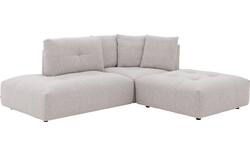 Goossens excellent hoekbank kenz grijs stof - 8251522-goossens-excellent-kenz-bank-stof-grijs-01