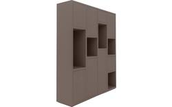 Goossens wandmeubel granada bruin eiken - 8251528-goossens-granada-wandmeubel-eiken-01