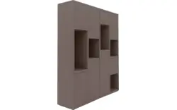 Goossens wandmeubel granada bruin eiken - 8251528-goossens-granada-wandmeubel-eiken-01