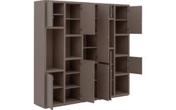 Goossens wandmeubel granada bruin eiken - 8251529-goossens-granada-wandmeubel-eiken-01