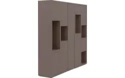Goossens wandmeubel granada bruin eiken - 8251529-goossens-granada-wandmeubel-eiken-01