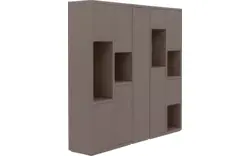 Goossens wandmeubel granada bruin eiken - 8251529-goossens-granada-wandmeubel-eiken-01