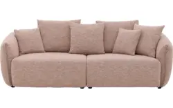 Goossens zitbank fay roze stof - 8251531-goossens-fay-bank-stof-roze-01