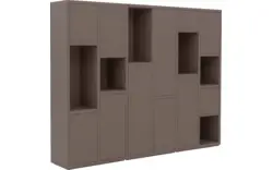 Goossens wandmeubel granada bruin eiken - 8251542-goossens-granada-wandmeubel-eiken-01
