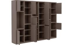 Goossens wandmeubel granada bruin eiken - 8251542-goossens-granada-wandmeubel-eiken-01