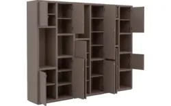 Goossens wandmeubel granada bruin eiken - 8251542-goossens-granada-wandmeubel-eiken-01