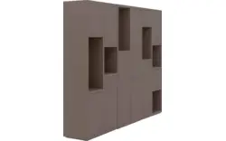 Goossens wandmeubel granada bruin eiken - 8251542-goossens-granada-wandmeubel-eiken-01