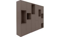 Goossens wandmeubel granada bruin eiken - 8251542-goossens-granada-wandmeubel-eiken-01