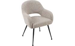 Goossens eetkamerstoel briggen beige stof - 8251549-goossens-briggen-eetkamerstoel-stof-wit-01