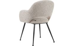 Goossens eetkamerstoel briggen beige stof - 8251549-goossens-briggen-eetkamerstoel-stof-wit-01