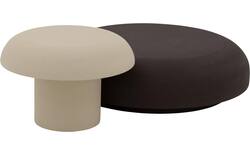 Goossens salontafel mushroom beige leefbeton - 8251552-goossens-mushroom-salontafel-leefbeton-01