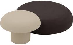 Goossens salontafel mushroom beige leefbeton - 8251552-goossens-mushroom-salontafel-leefbeton-01
