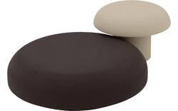 Goossens salontafel mushroom beige leefbeton - 8251552-goossens-mushroom-salontafel-leefbeton-01