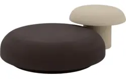 Goossens salontafel mushroom bruin leefbeton - 8251553-goossens-mushroom-salontafel-leefbeton-01