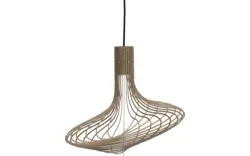 Goossens hanglamp lody beige metaal - 8251585-goossens-lody-max-5-watt-01