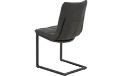 Goossens eetkamerstoel steven grijs micro leer - 8251588-goossens-steven-eetkamerstoel-micro-leer-grijs-01