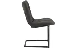 Goossens eetkamerstoel steven grijs micro leer - 8251588-goossens-steven-eetkamerstoel-micro-leer-grijs-01