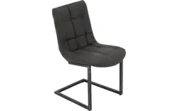 Goossens eetkamerstoel steven grijs micro leer - 8251588-goossens-steven-eetkamerstoel-micro-leer-grijs-01