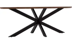 Goossens eettafel nilo bruin mango - 8251605-goossens-nilo-eettafel-mango-bruin-01