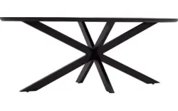 Goossens eettafel nilo zwart mango - 8251606-goossens-nilo-eettafel-mango-zwart-01
