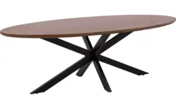 Goossens eettafel nilo bruin mango - 8251607-goossens-nilo-eettafel-mango-bruin-01