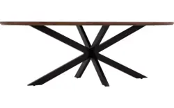 Goossens eettafel nilo bruin mango - 8251607-goossens-nilo-eettafel-mango-bruin-01