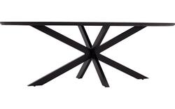 Goossens eettafel nilo zwart mango - 8251608-goossens-nilo-eettafel-mango-zwart-01