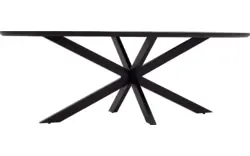 Goossens eettafel nilo zwart mango - 8251608-goossens-nilo-eettafel-mango-zwart-01